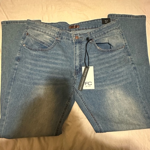 French Connection Blue Men's Jeans 34x32 - Picture 2 of 2